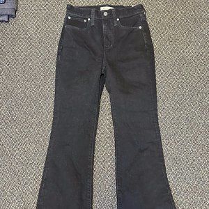Madewell Black Perfect Vintage Flare Jean Size 25